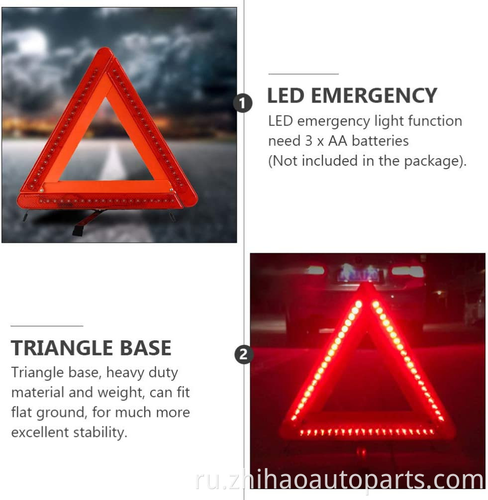 Led Reflective Triangle